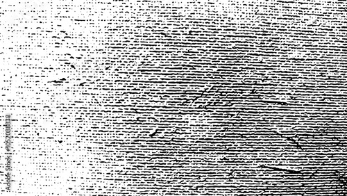 Halftone textured background with horizontal lines creating a distressed vintage effect, ideal for grunge designs