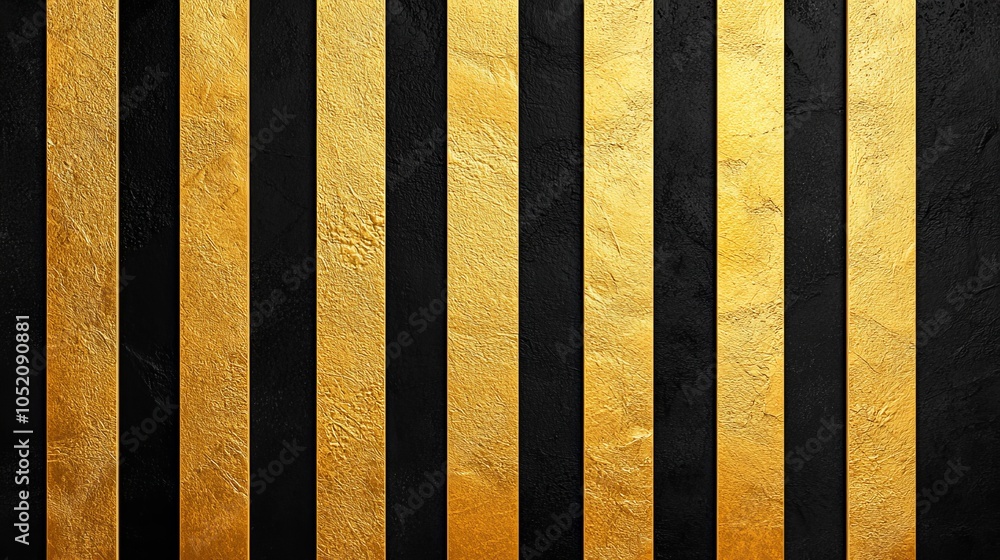 Elegant gold and black striped background for modern design projects and artistic expression Elegant gold and black striped background for modern design projects and artistic expression