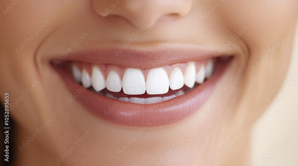 Obraz premium Perfect white smile 