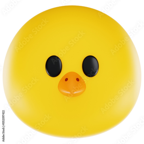 Animoji Chick Emoji 3D Icon photo