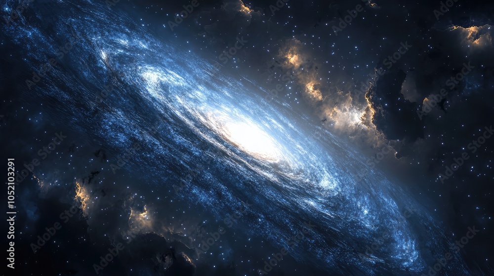 A distant galaxy, its faint light shimmering in the far reaches of space, surrounded by the glowing remnants of distant nebulae A distant galaxy, its faint light shimmering in the far reaches of space, surrounded by the glowing remnants of distant nebulae