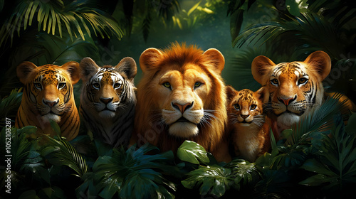 Jungle Animal Illustration ...