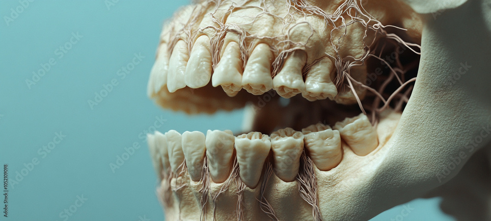 ภาพประกอบสต็อก Exploring the intricacies of a realistic anatomical ...