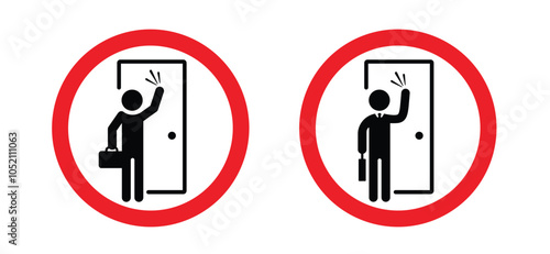 No sales at the door. No soliciting, faith, creed, or religious sign. Stop, do not knock the door or do not disturb sign. No Salesmen. No sale, shopping or special offer.