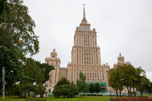 Russia Moscow hotel building Ukraine photo