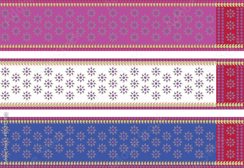 saree design illustration