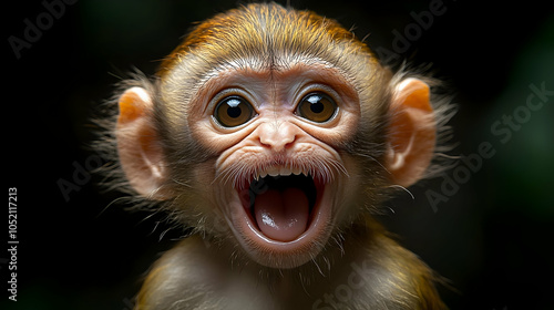 Close-Up Photo of a Monkey ...