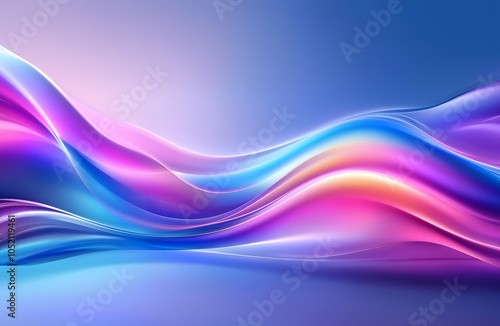 Wallpaper Mural abstract blue wave Torontodigital.ca