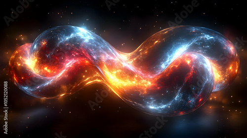 Abstract 3D Illustration of...