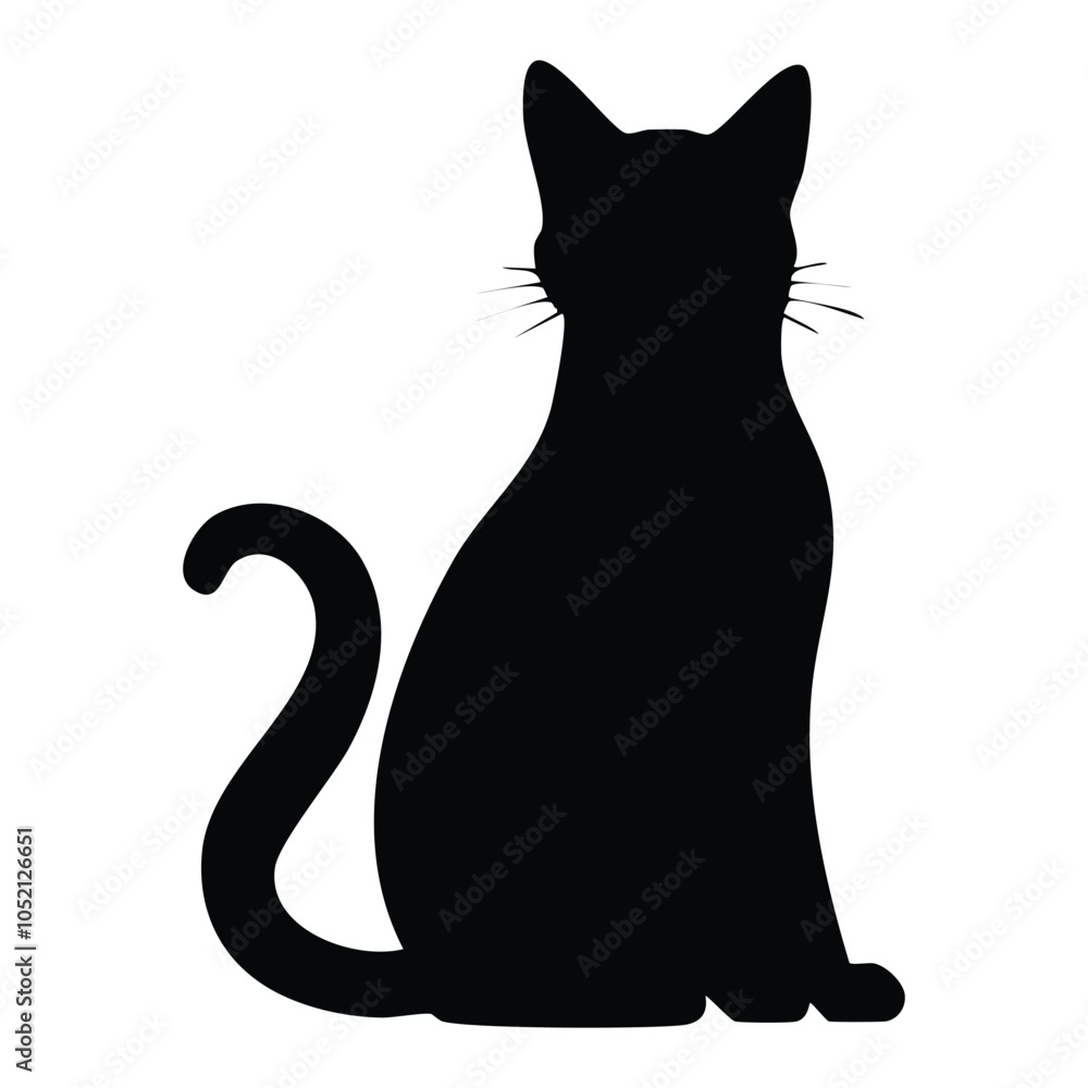 Fototapeta premium a cat silhouette vector object