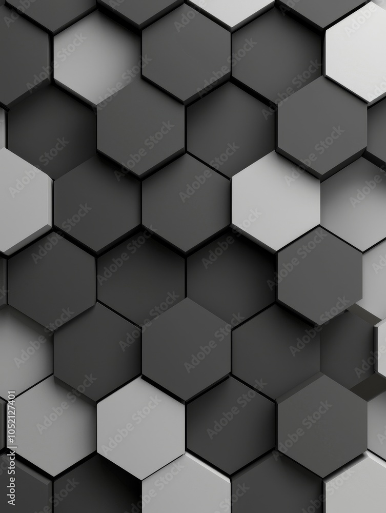 Modern geometric patterns a stylish exploration of hexagonal designs in black and white for contemporary spaces Modern geometric patterns a stylish exploration of hexagonal designs in black and white for contemporary spaces