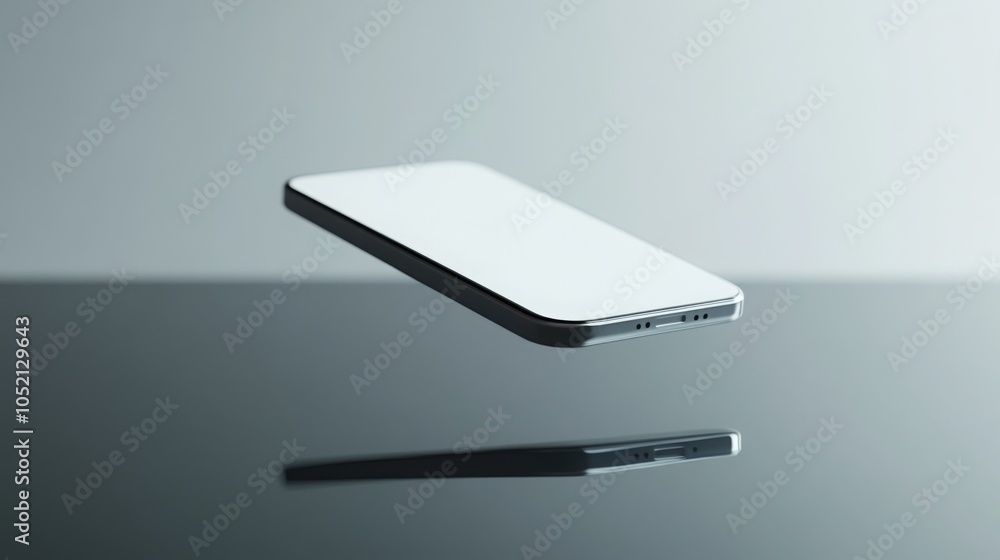 A sleek smartphone hovers gracefully over a glossy surface, creating a striking visual effect. The minimalist background emphasizes the device's design and innovation. A sleek smartphone hovers gracefully over a glossy surface, creating a striking visual effect. The minimalist background emphasizes the device's design and innovation.
