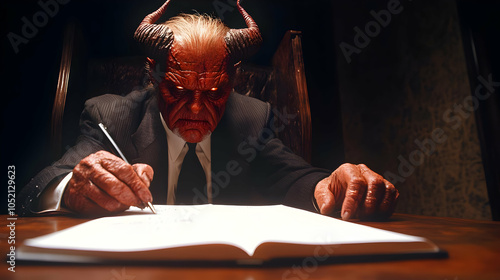 Devilish Businessman Illust...