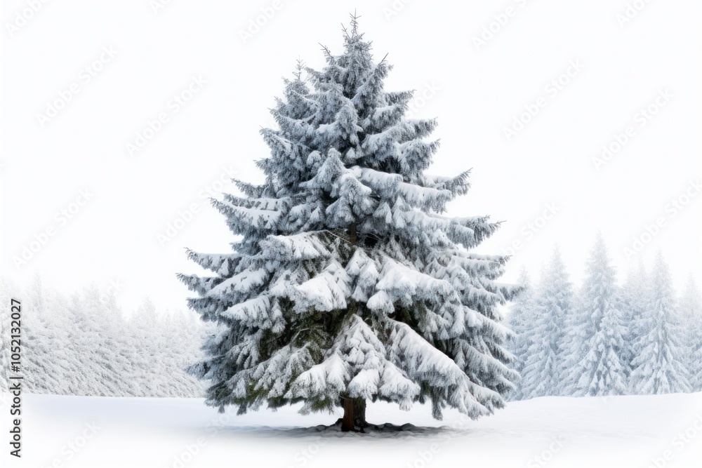 Evergreen Tree tree snow outdoors. Evergreen Tree tree snow outdoors.