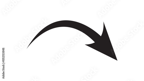 curve arrow symbol
