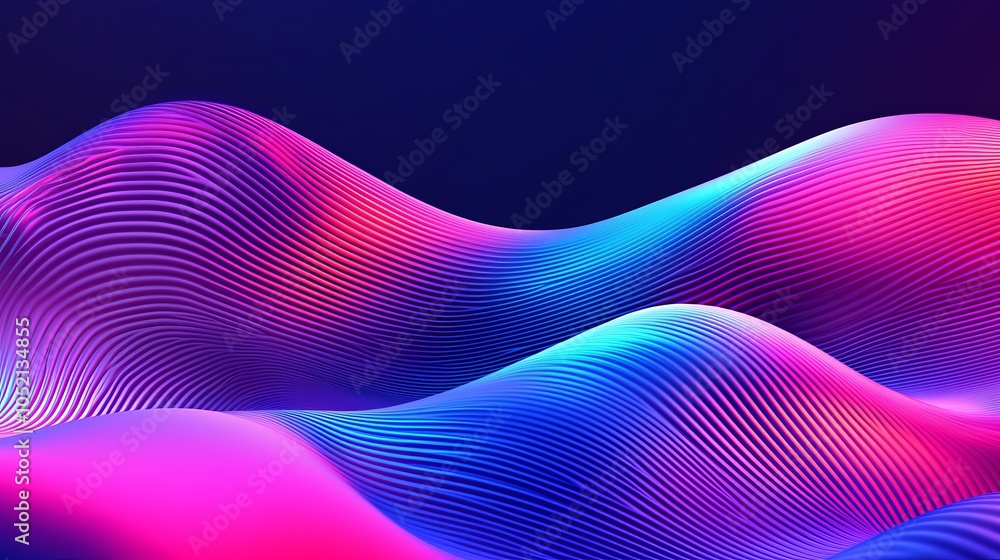 Vibrant flowing waves of light a stunning abstract representation of color and motion in a dynamic digital landscape Vibrant flowing waves of light a stunning abstract representation of color and motion in a dynamic digital landscape