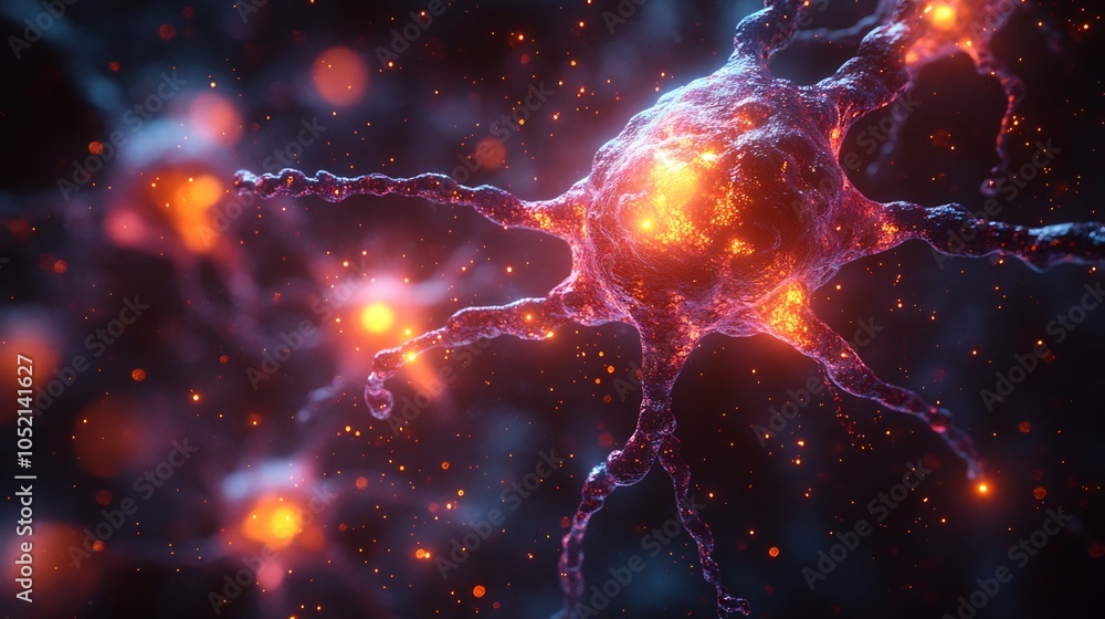 Network of neurons bright connections symbolizing the exchange of ideas and knowledge in a collaborative environment Network of neurons bright connections symbolizing the exchange of ideas and knowledge in a collaborative environment