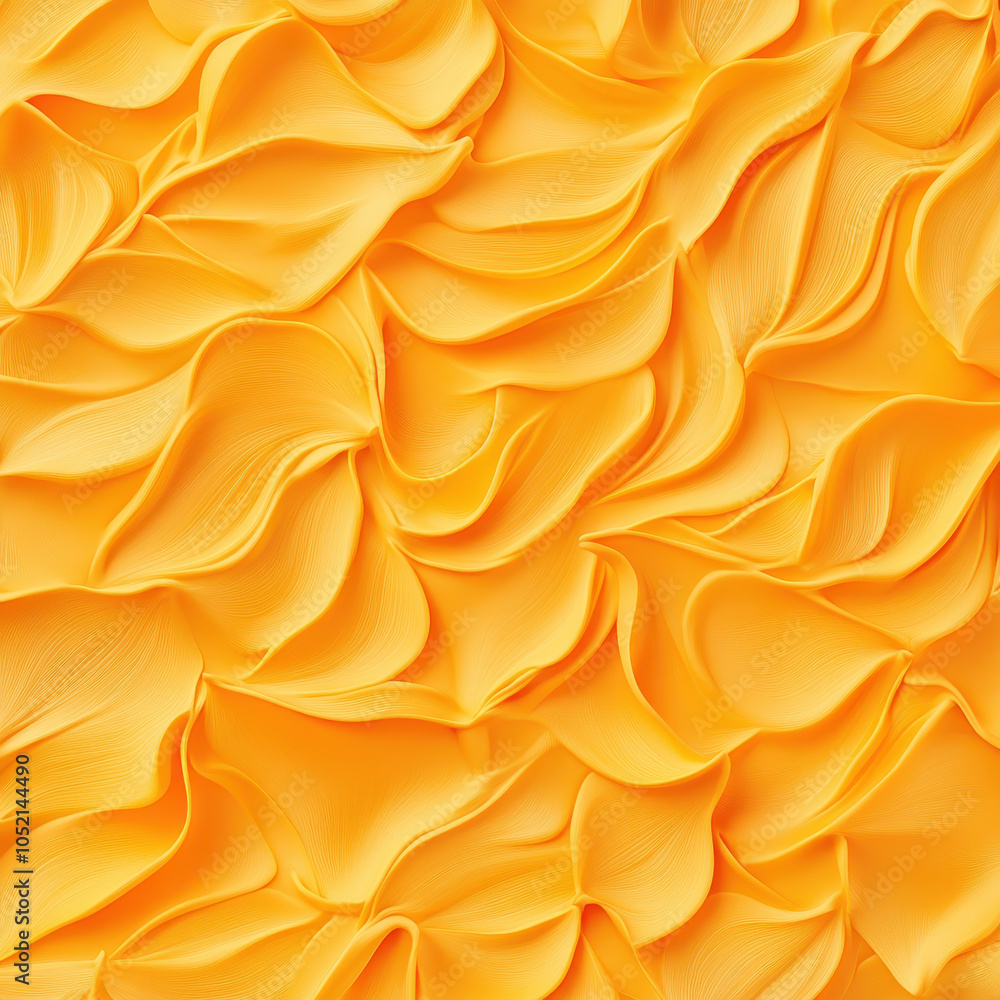 A vibrant, textured fabric with layered yellow petals, creating a visually striking, soft, and elegant appearance. A vibrant, textured fabric with layered yellow petals, creating a visually striking, soft, and elegant appearance.