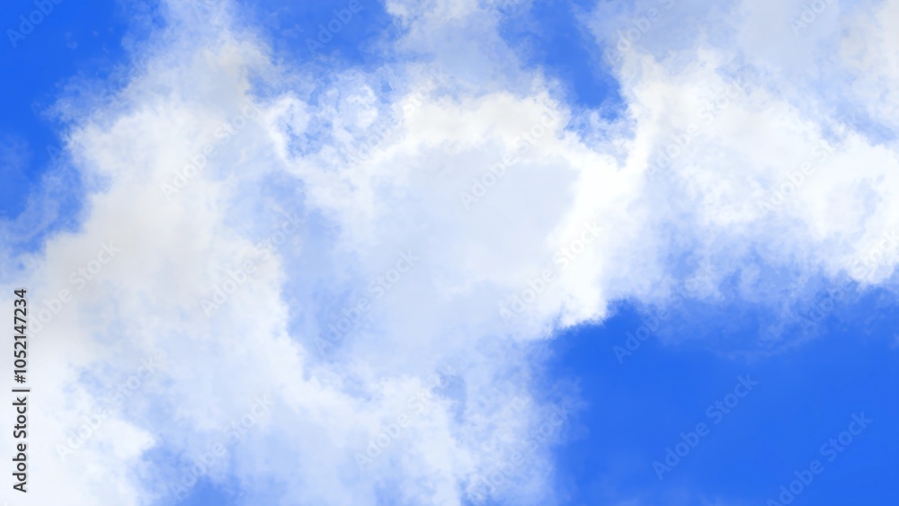 Clouds in the blue sky Clouds in the blue sky
