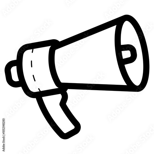 megaphone for marketing icon