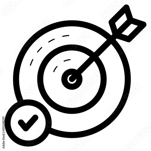 niche arrow target icon