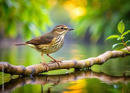 Stunning Tilt-Shift Photography of Reinita de los Charcos in Lush Habitats photo