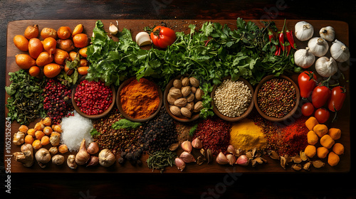 Assortment of Spices, Herbs...