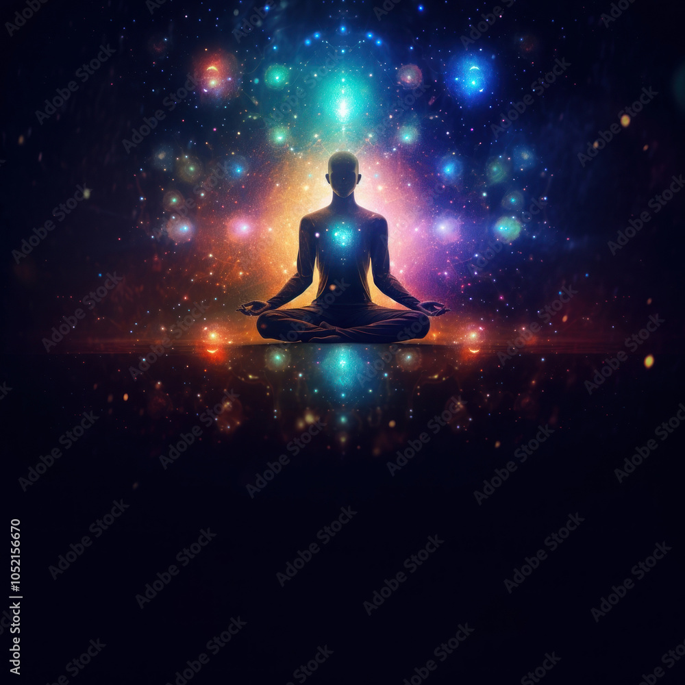 Universe yoga spirituality cross-legged. Universe yoga spirituality cross-legged.