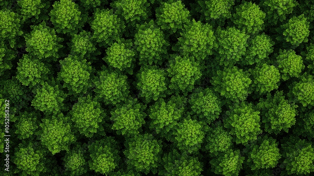 A lush canopy of green treetops creates a vibrant, natural mosaic, showcasing the beauty and density of a thriving forest. A lush canopy of green treetops creates a vibrant, natural mosaic, showcasing the beauty and density of a thriving forest.