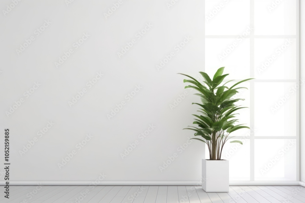 Modern office house wall plant architecture indoors. Modern office house wall plant architecture indoors.
