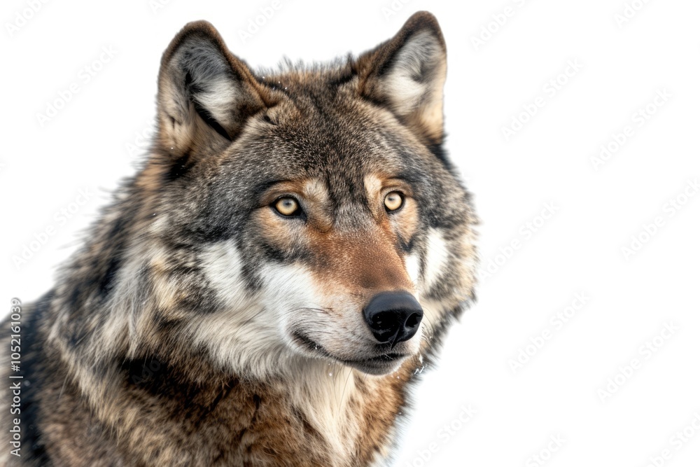 The wolf face on white background wolf wolf The wolf face on white background wolf wolf
