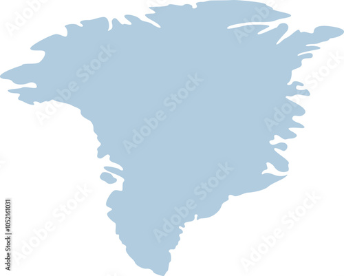 Map of Greenland highlighting the capital, Nuuk