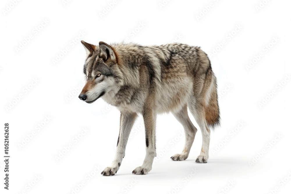 wolf. Isolated over white background with shade wolf wolf wolf. Isolated over white background with shade wolf wolf