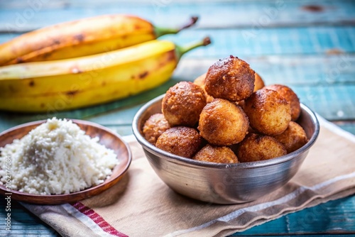 Unniyappam: Traditional Kerala Deep-Fried Snack Portrait Photography for Culinary Enthusiasts photo