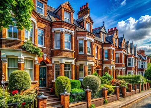 Urban Exploration of Terrace Houses in Crouch End, London - Architectural Beauty and Charm photo