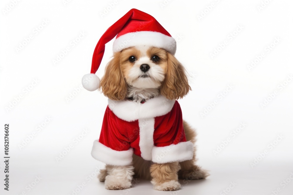 Dog christmas costume mammal. Dog christmas costume mammal.