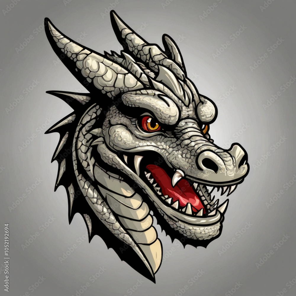 head of a dragon head of a dragon