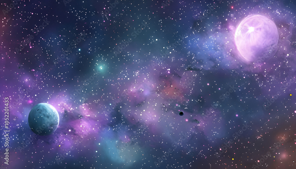 planet in space, generative ai planet in space, generative ai