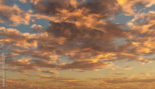 sky with clouds, generative ai	