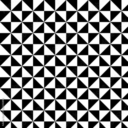 Geometrical white and black tile  pattern design