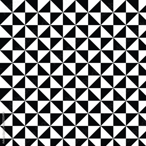 Geometrical white and black tile  pattern design
