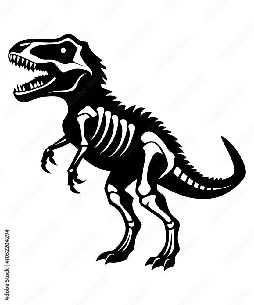 T Rex Skeleton Clipart T Rex Skeleton Clipart