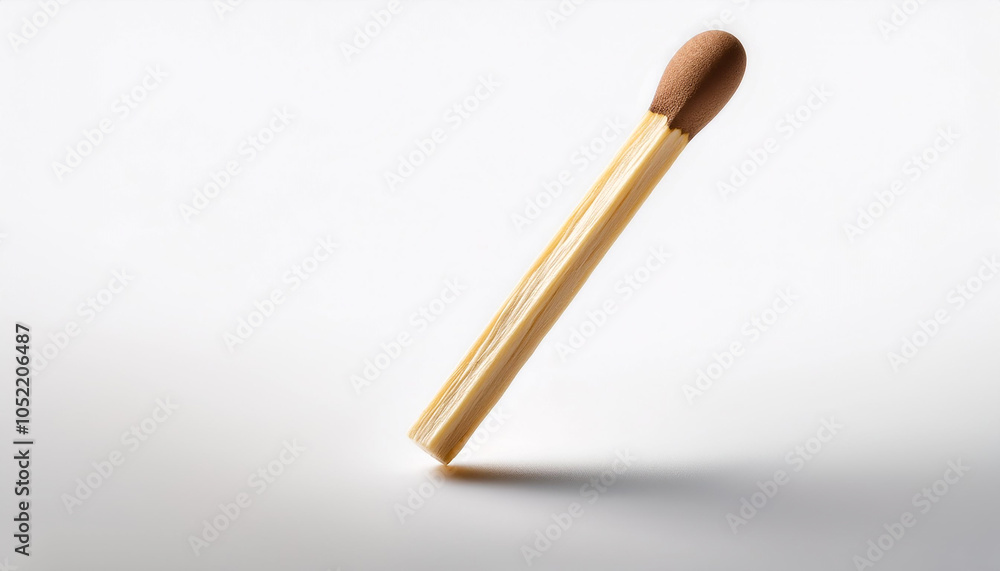 Plain Match floating or flying isolated white background