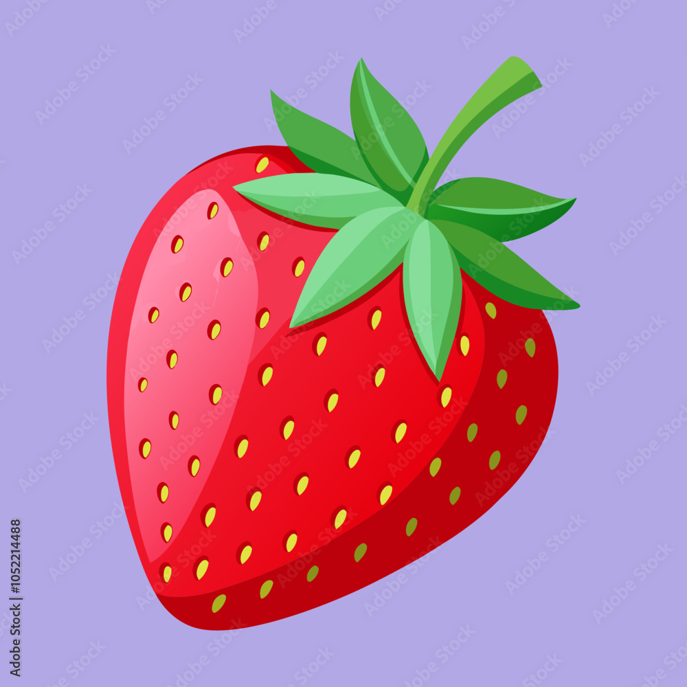 Obraz premium strawberry on white background