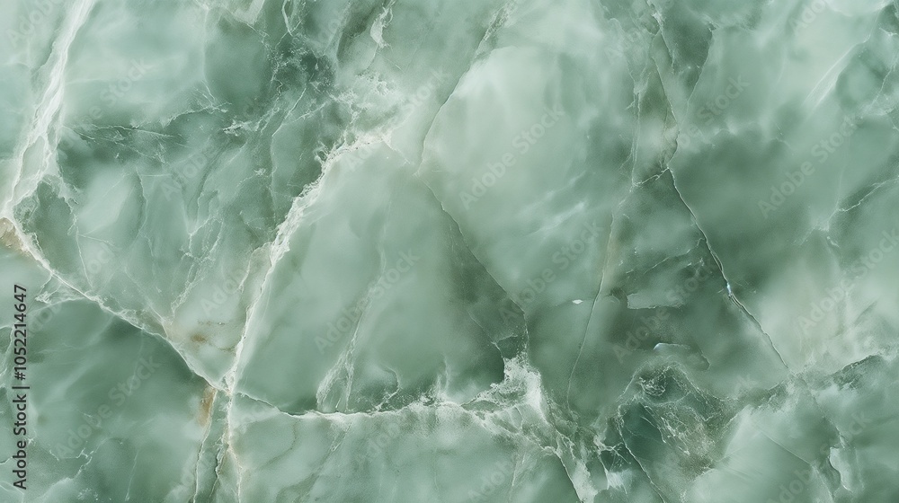 Fototapeta premium Green Marble Slab Background, Rich Emerald Hues with Intricate Veining Patterns, Smooth and Luxurious Texture