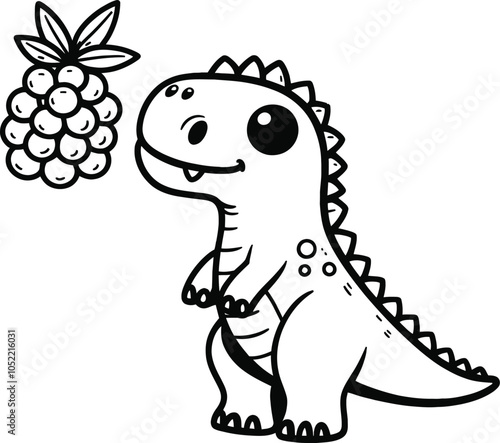 Triceratops wearing, Dino with a kite, T-Rex and Triceratops holding hands, Sleeping Dinosaur coloring page for toddler
