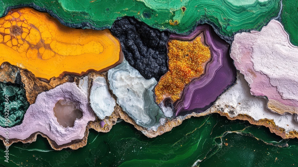 Obraz premium Abstract Colorful Agate Stone Texture Background
