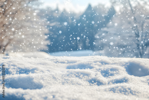 Wallpaper Mural winter coniferous forest covered with snow in evening. AI generative. Torontodigital.ca