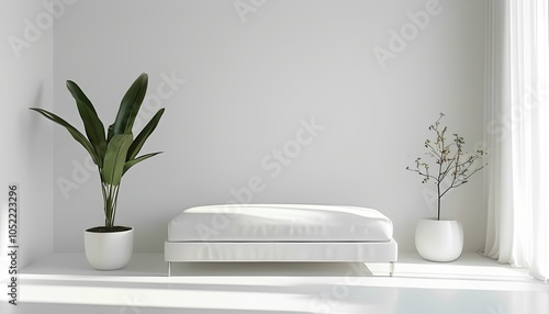 Minimalist Interior Plant Arrangement