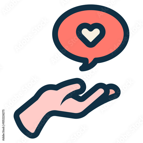 giving love icon